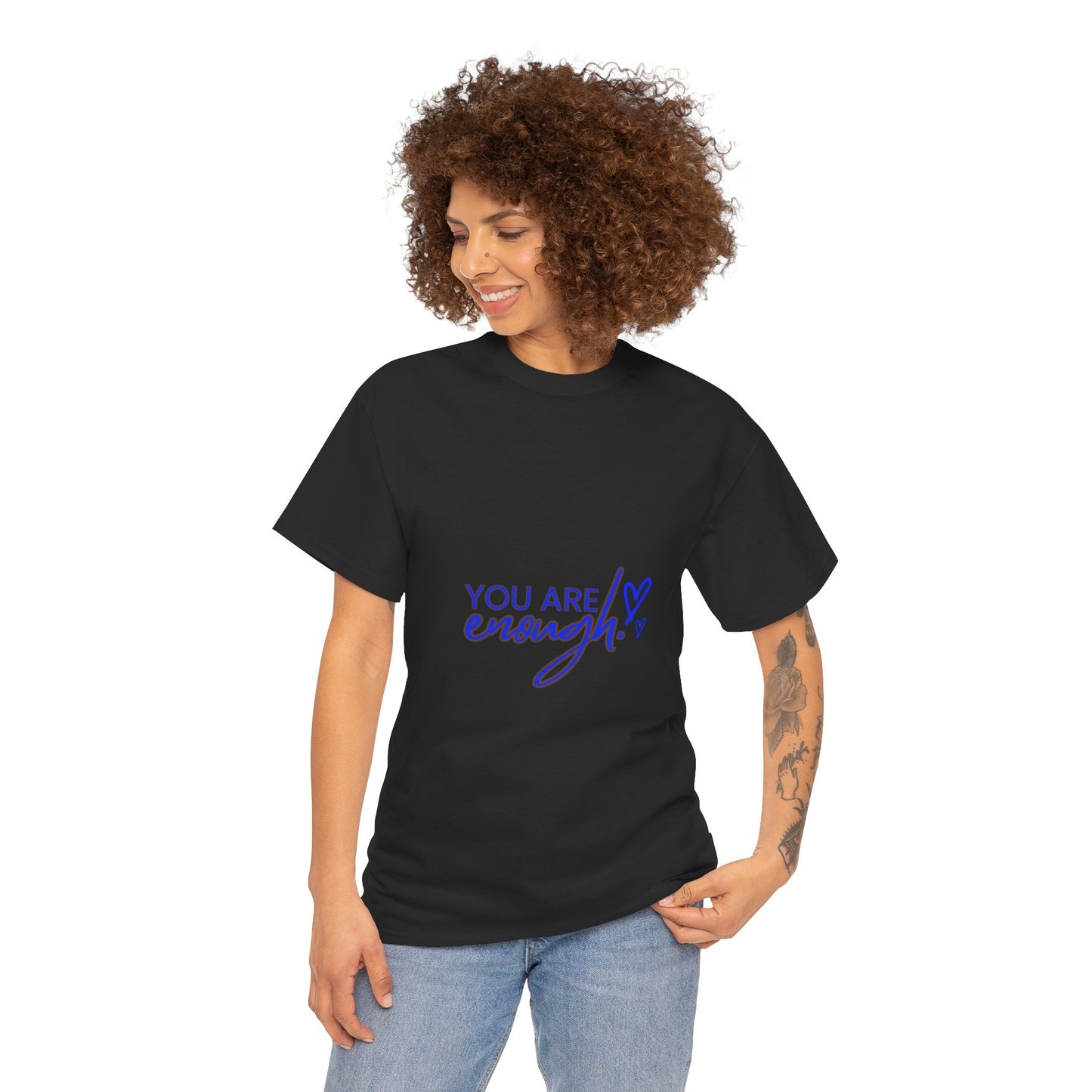 You Are Enough Tee - Blue