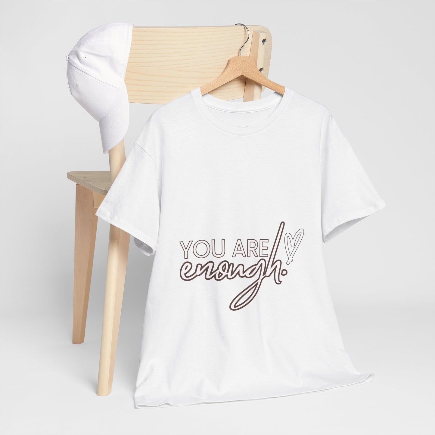 You Are Enough Tee - White