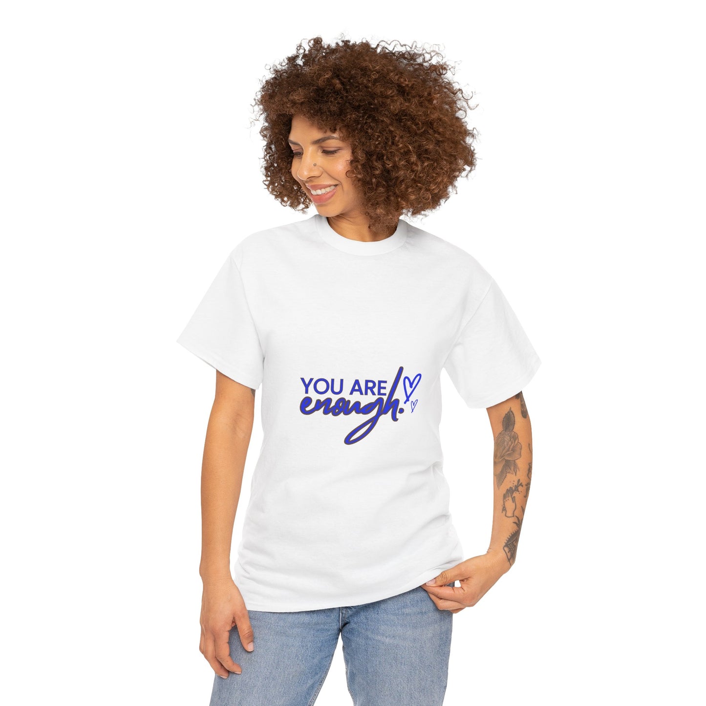 You Are Enough Tee - Blue