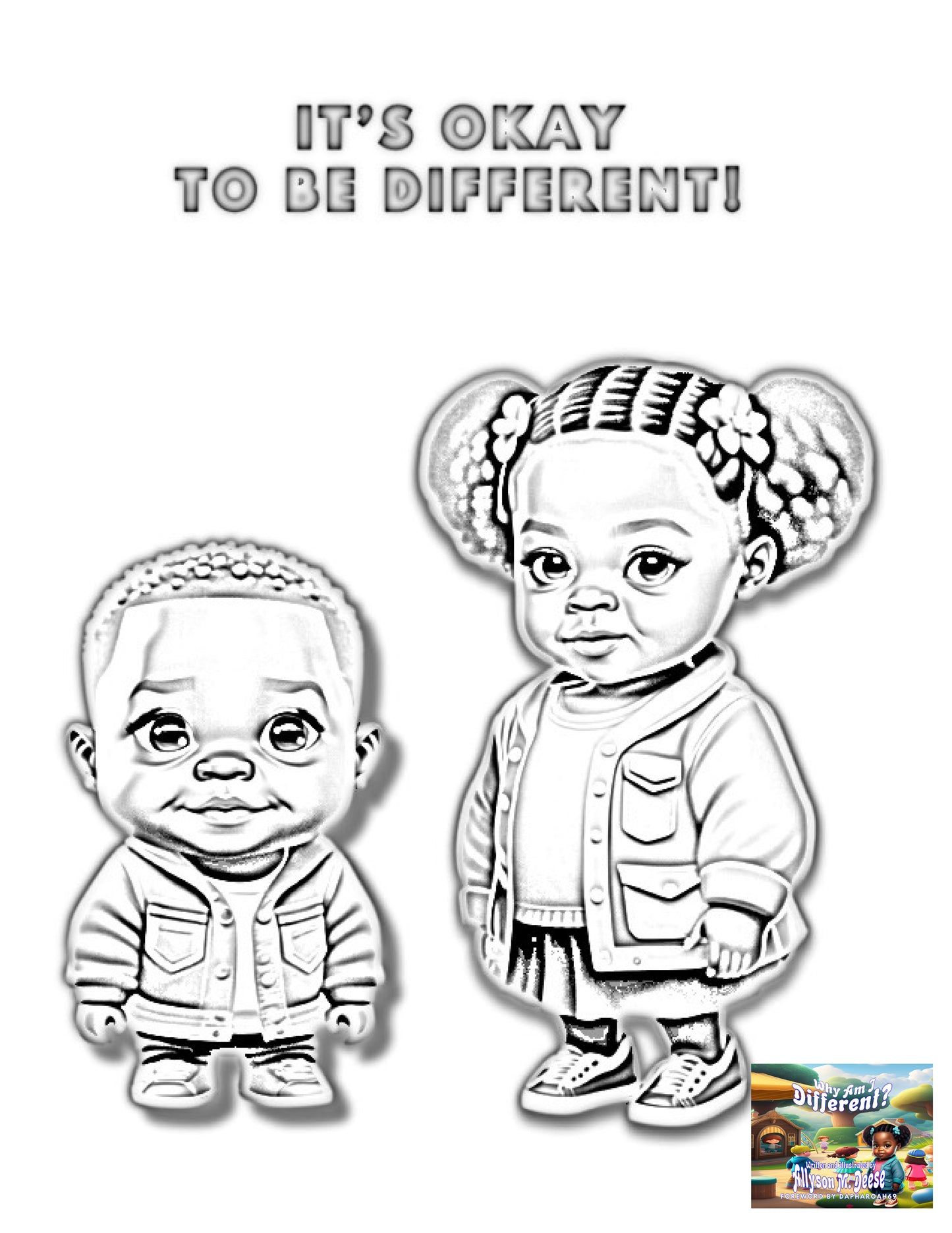 Why Am I Different? Coloring Page