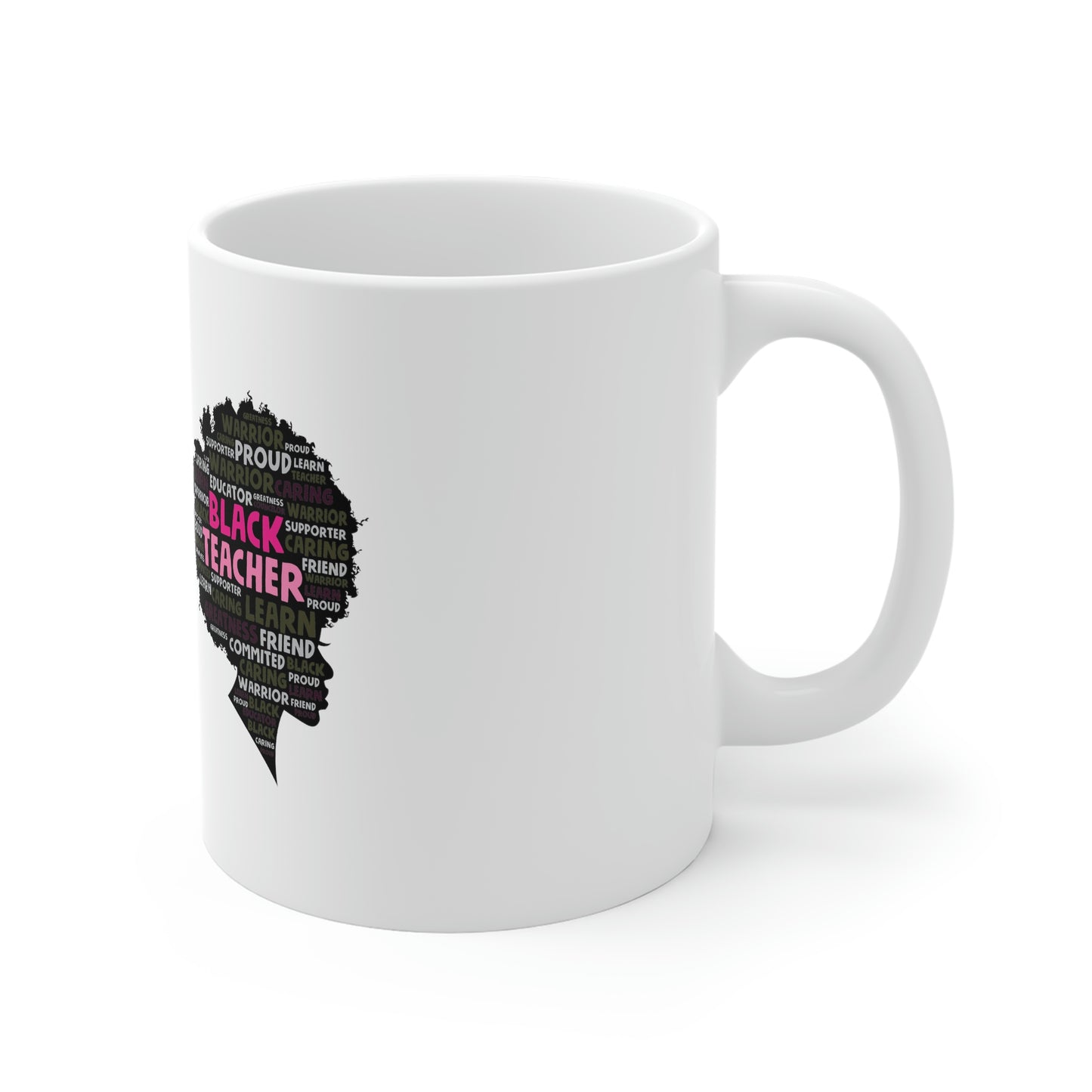 Black Teacher mug 11oz