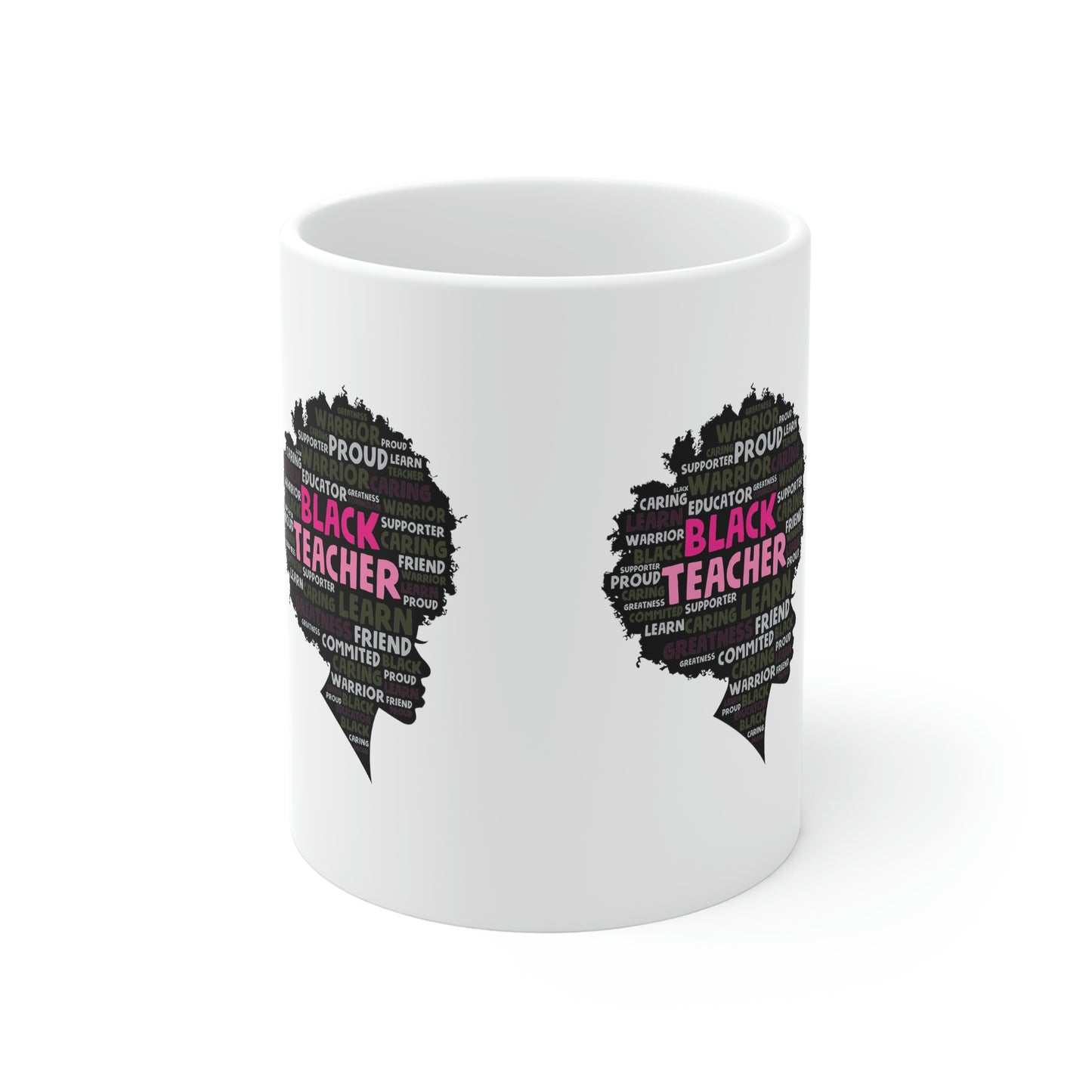 Black Teacher mug 11oz