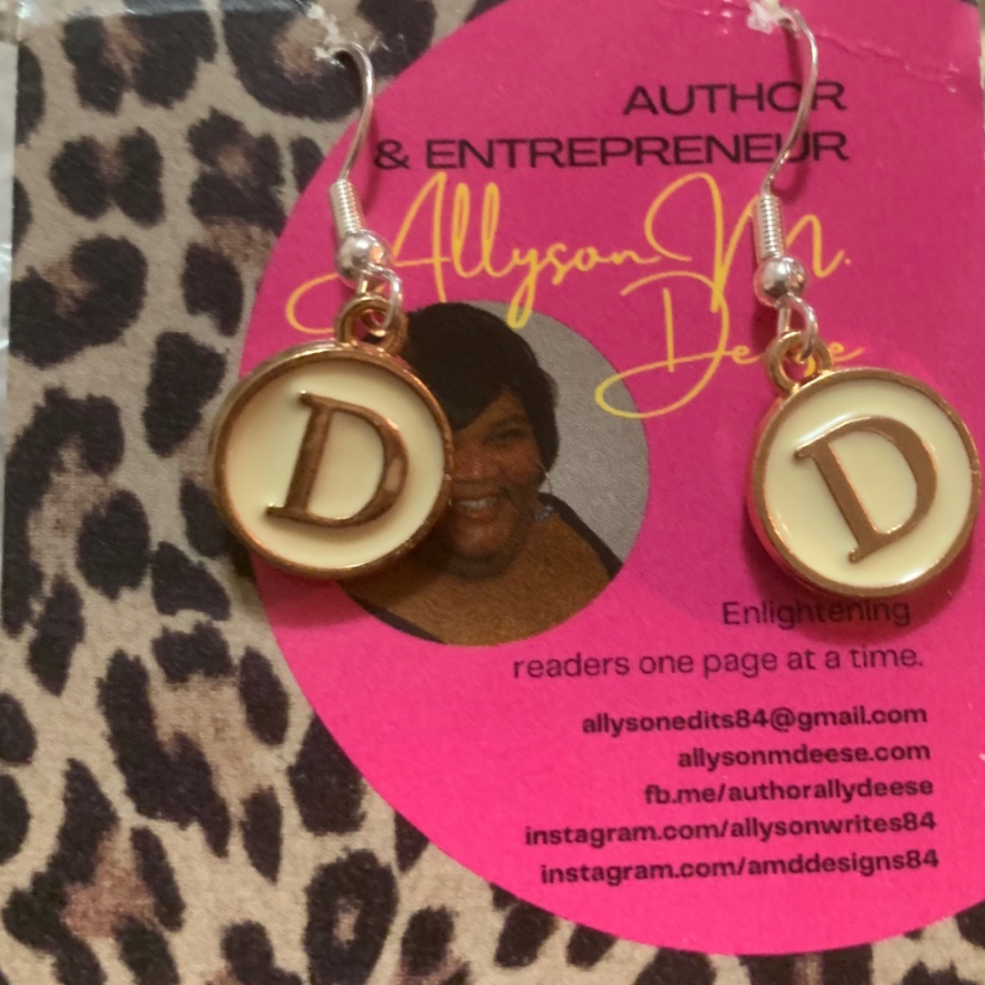 Initial Earrings