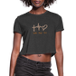 Faith Hope Love women's Cropped T-Shirt - deep heather